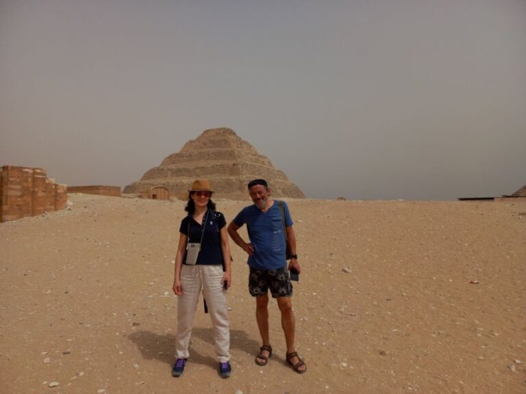 From Giza & Cairo: Pyramids, Sakkara & Dahshur Private Tour