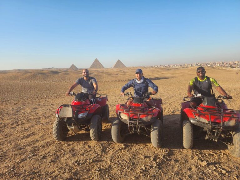 From Giza: Pyramids, Sphinx and Quad Bike Private Tour