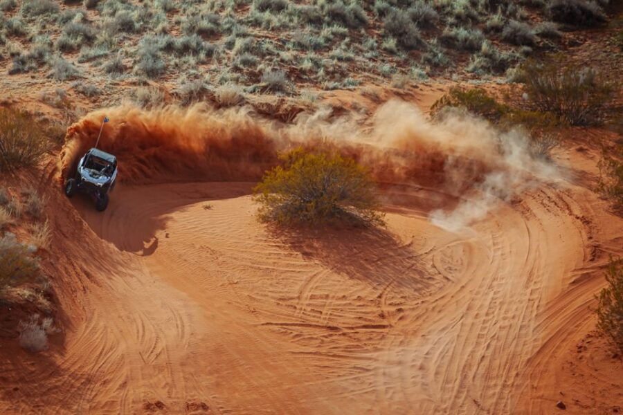 From Hurricane: Warner Valley Self-Drive Guided UTV Tour