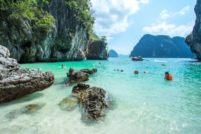 From Koh Yao Noi: Hong Island Full-Day Long-Tail Boat Tour
