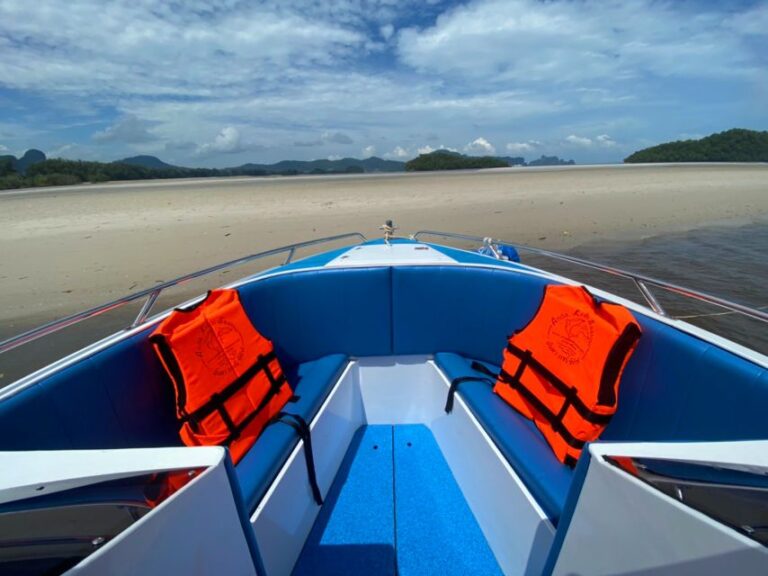 From Krabi: 4 Islands Snorkeling Tour by Speed Boat