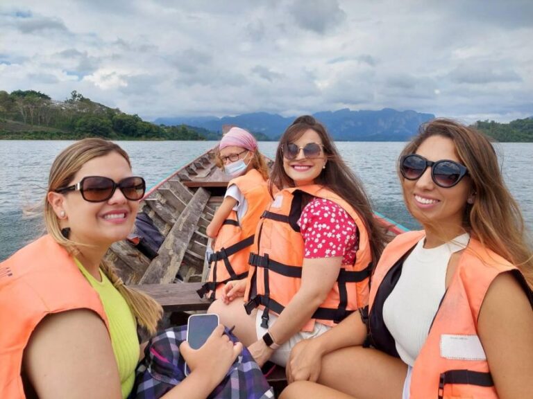 From Krabi: Khao Sok Cheow Lan Lake Day Trip