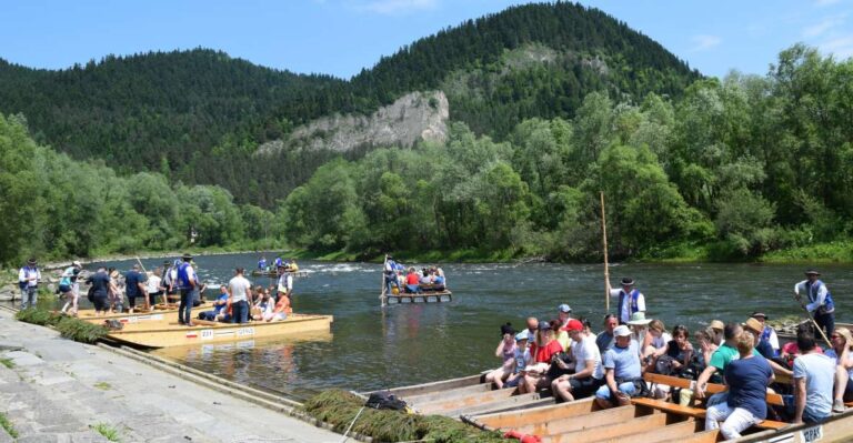 From Krakow: Full-Day Dunajec Rafting and Thermal Baths Tour