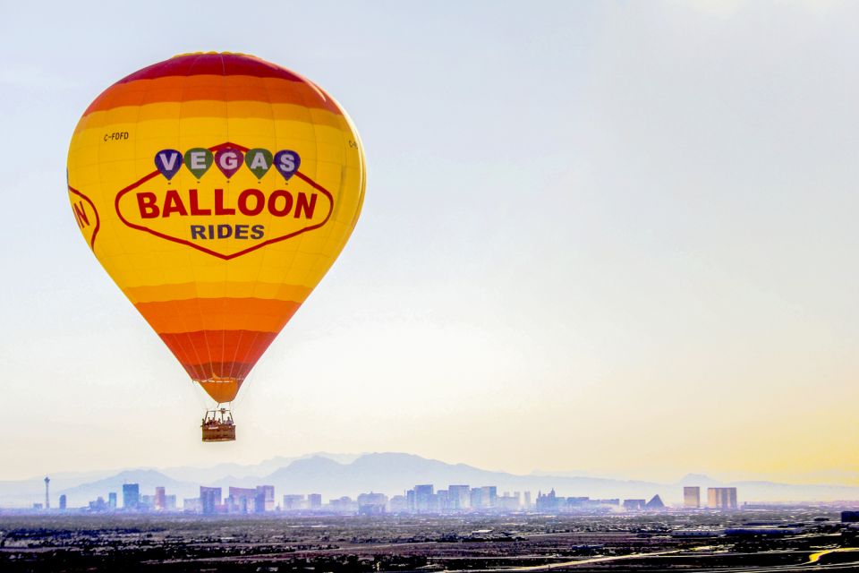 From Las Vegas: Mojave Desert Sunrise Hot Air Balloon Ride