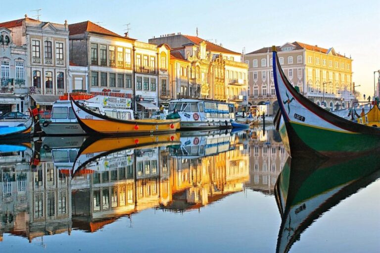 From Lisbon: Aveiro, Moliceiro Boat and Coimbra Tour