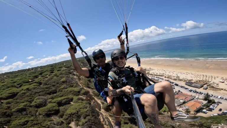 From Lisbon: Paragliding Tandem Flight