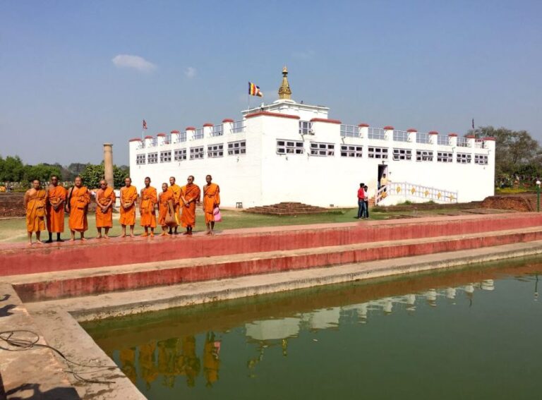 From Lumbini: Guides Day Tour Lumbini With Transfer