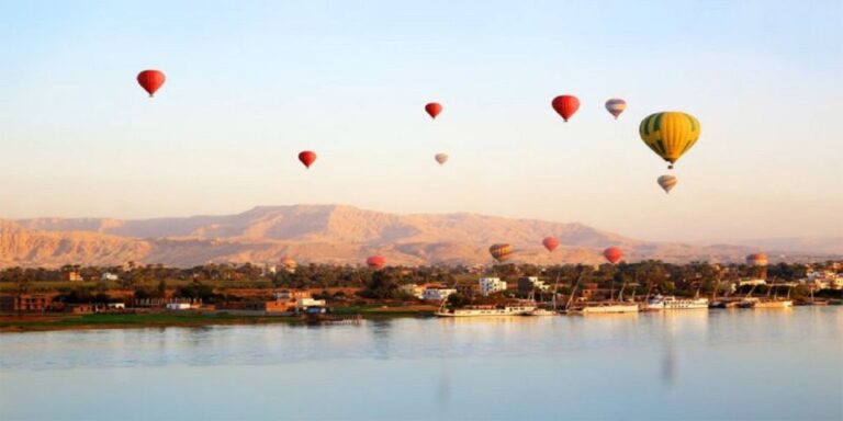 From Marsa Alam: 3-Day Nile Cruise With Hot Air Balloon Ride