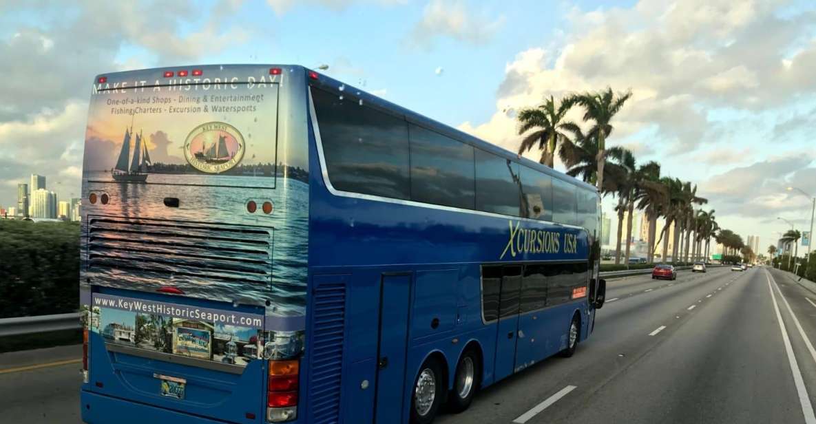 From Miami: Key West Bus Tour