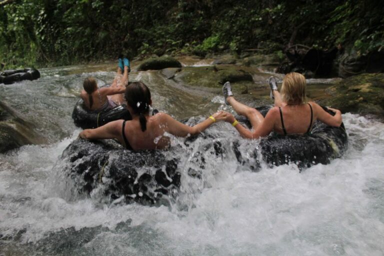 From Montego Bay: Blue Hole and River Tubing Adventure Tour