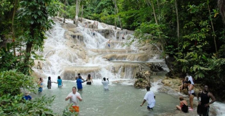 From Montego Bay: Blue Hole & Dunn’s River Falls Combo Trip