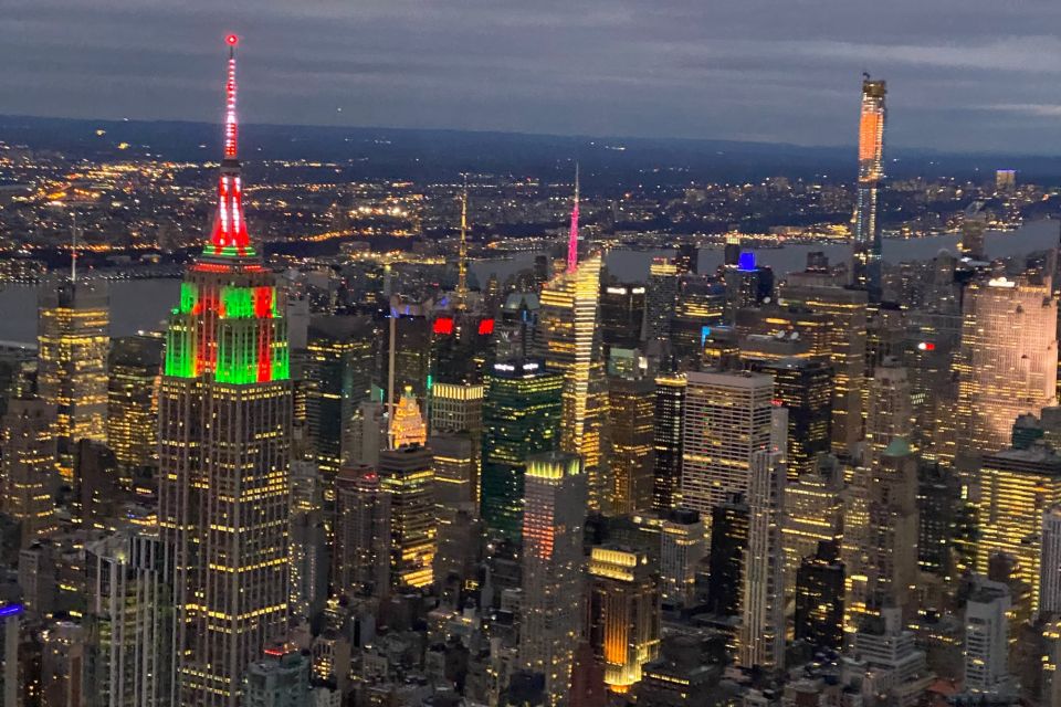 From New Jersey: City Lights or Skyline Helicopter Tour