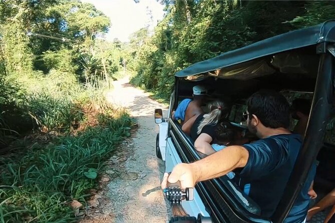 From Paraty: 4×4 Jeep Adventure Visiting Waterfalls & Distilleries