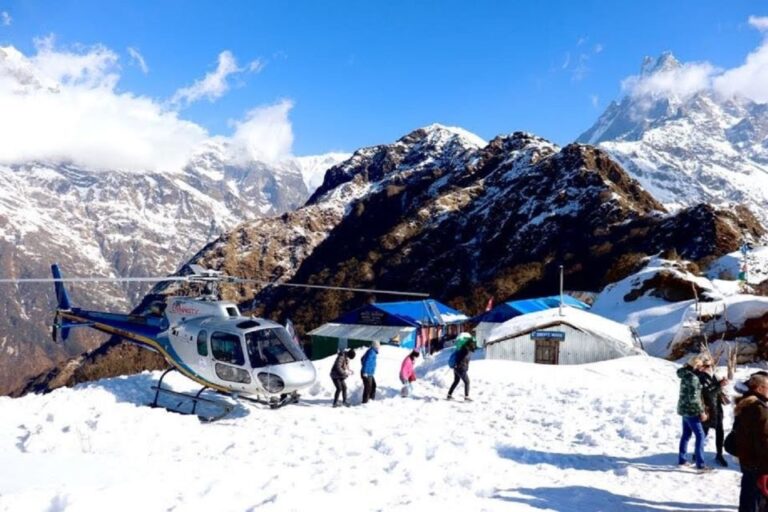 From Pokhara: Annapurna Base Camp (ABC) Helicopter Tour