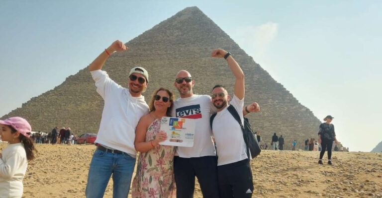 From Port Said: Pyramids and Egyptian Museum Full-Day Tour