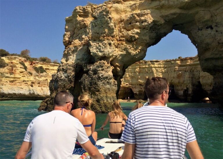 From Portimão: Private Benagil Caves Boat Tour With Drinks