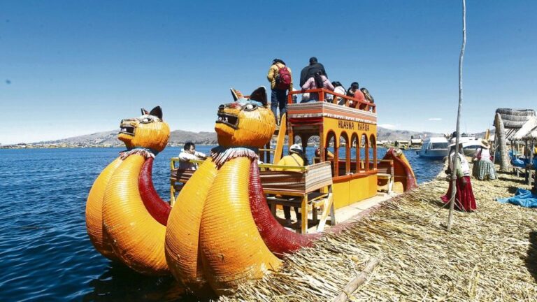 From Puno: Visit the Floating Islands of the Uros