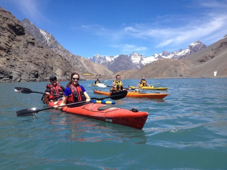 From Santiago Chile: Kayaking Tour in Laguna Del Inca
