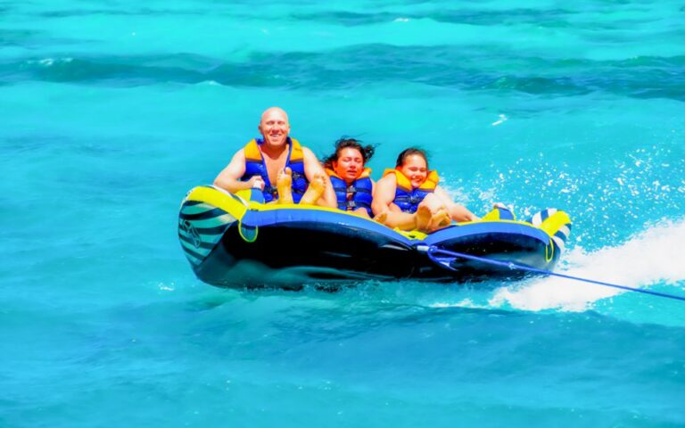 From Sharm: Parasailing, Glass Boat, Watersports, and Lunch