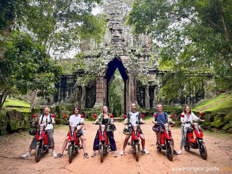 From Siem Reap: Angkor Wat Sunrise and Temples E-Bike Tour