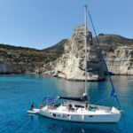 1 full day sailing cruise on the west side of milos island Full Day Sailing Cruise on the West Side of Milos Island