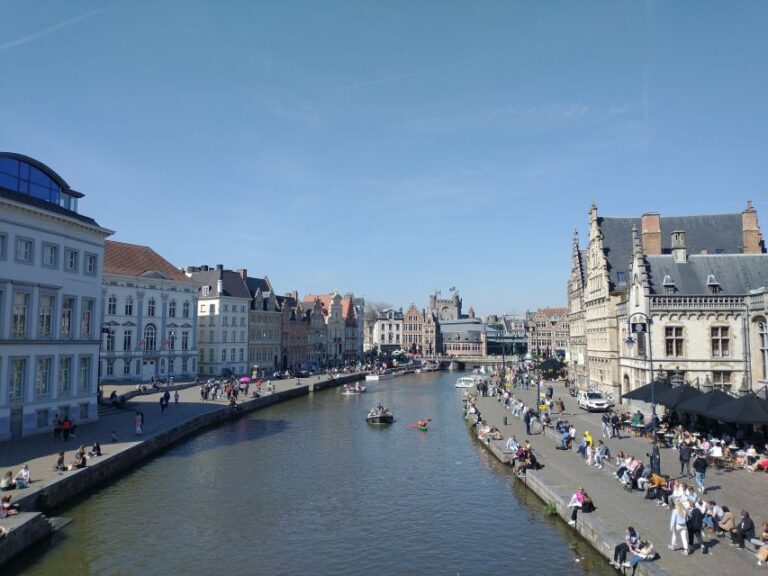 Ghent: Guided City Tour With Chocolate Tastings