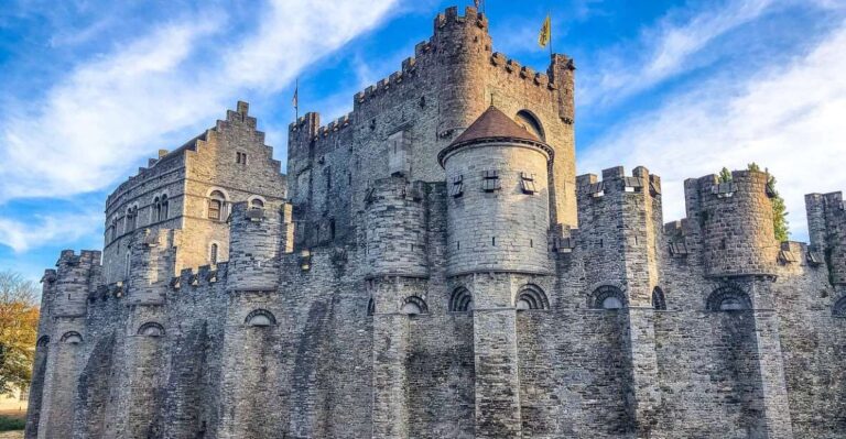 Ghent: Guided Walking Tour and Canal Boat Trip