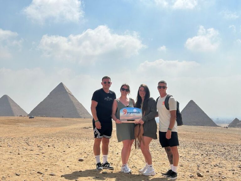 Giza: Giza Pyramids, Saqqara, and Memphis Full Day Tour
