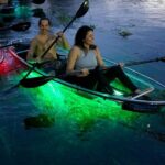 1 glow in the dark clear kayak or clear paddleboard in paradise Glow in the Dark Clear Kayak or Clear Paddleboard in Paradise