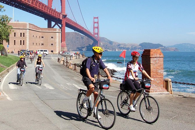 1 golden gate bridge guided bicycle or e bike tour from san francisco to sausalito Golden Gate Bridge Guided Bicycle or E-Bike Tour From San Francisco to Sausalito