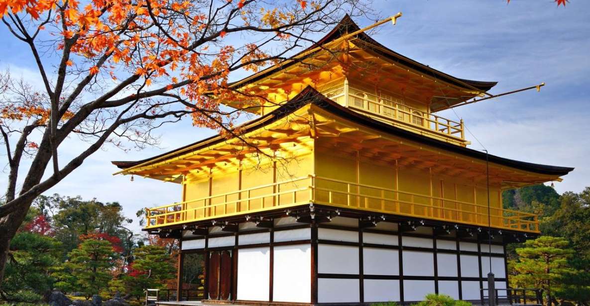 1 golden pavilion and nijo castle half day tour Golden Pavilion and Nijo Castle Half Day Tour