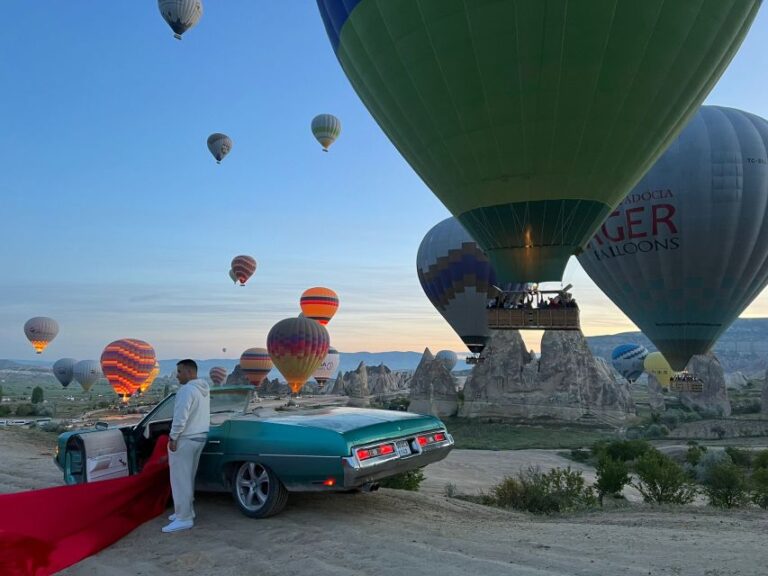 Göreme: Balloon Watching Private Tour W/ Classic Car