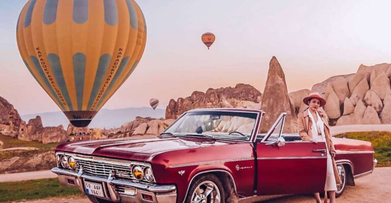 Göreme: Cappadocia Photoshoot Tour W/ Vintage Car