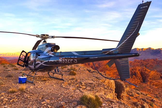 Grand Canyon Helicopter Flight With Sunset Valley of Fire Landing