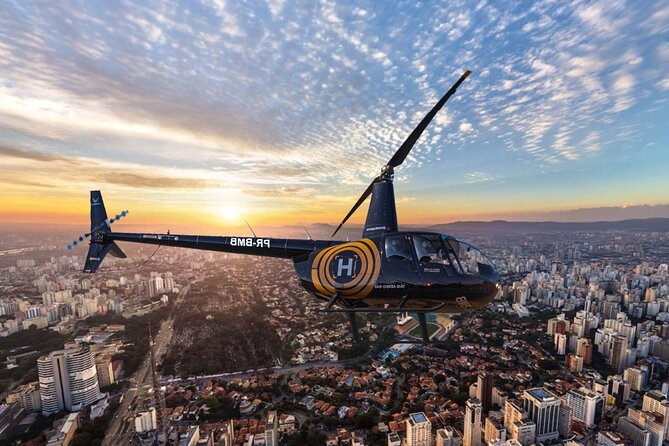Helicopter Flight Over Sao Paulo City