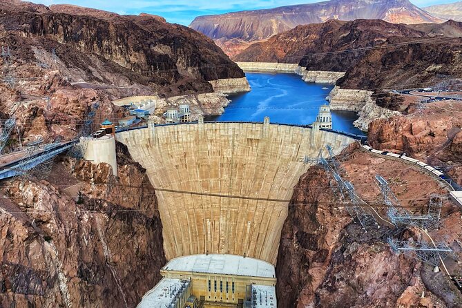 Hoover Dam Walk-On-Top Tour With Seven Magic Mountains