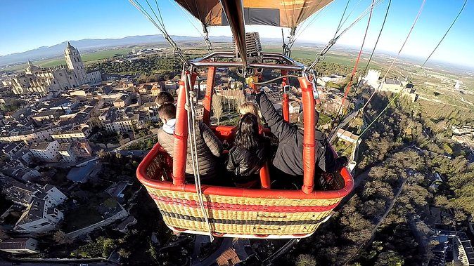 1 hot air balloon ride over segovia with optional transport from madrid Hot-Air Balloon Ride Over Segovia With Optional Transport From Madrid