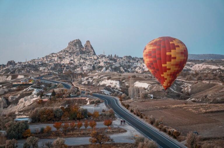 Hot Air Balloons in Goreme Red Valley