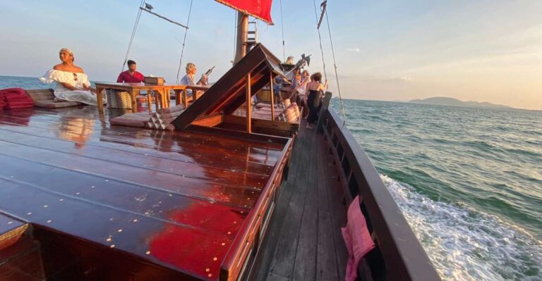 Hua Hin: Siamtara Sunset Sailing Dinner Cruise With Pickup