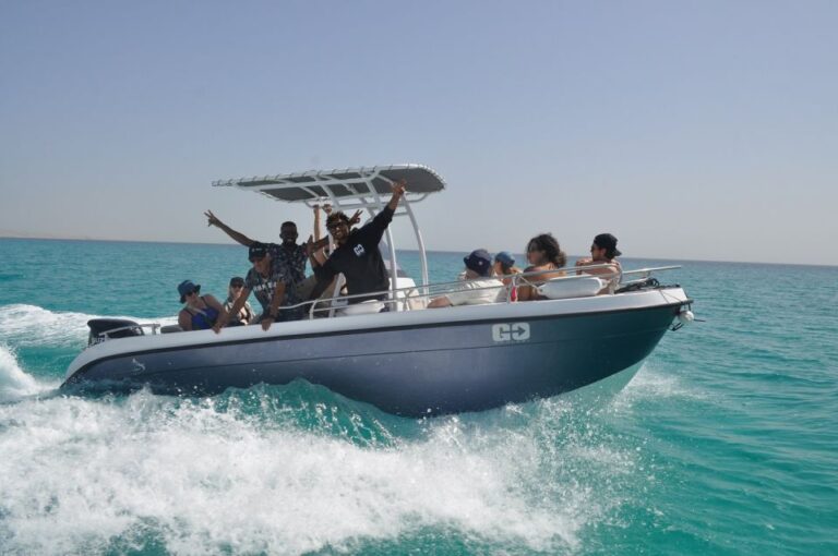 Hurghada: Orange Bay By Speedboat With Snorkeling & Lunch