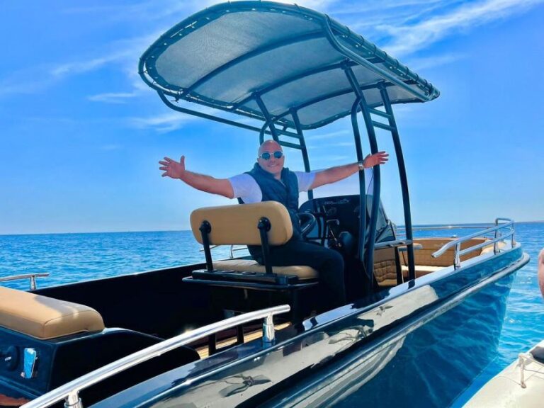 Hurghada: Private Speedboat To Orange & Paradise Island