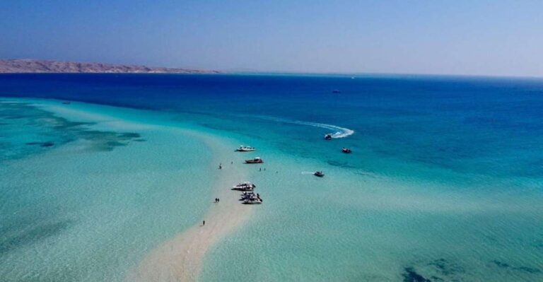 Hurghada: Private Speedboat to Sand Bank Abu Minqar Islands