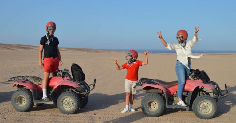 Hurghada: Quad Safari, Camel, Horse Ride With Dinner & Shows