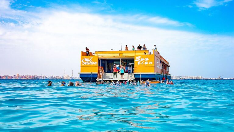 Hurghada: Scenic Submarine Tour With Snorkeling and Transfer