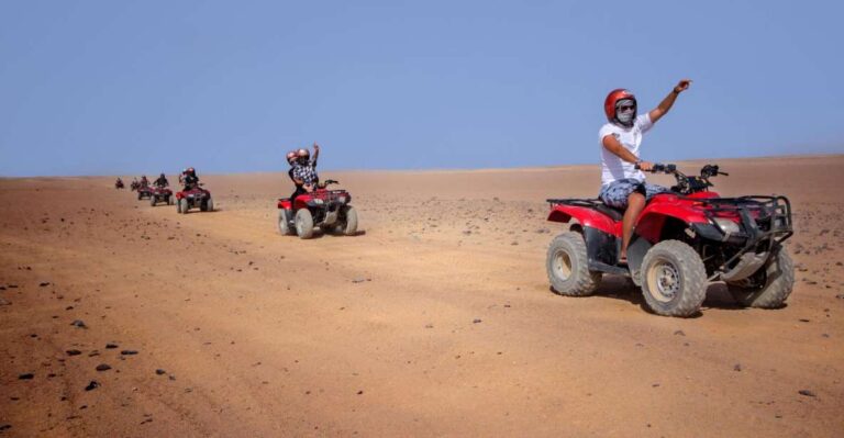 Hurghada: Sunset Quad Bike, Camel W/ Opt Stargazing and BBQ