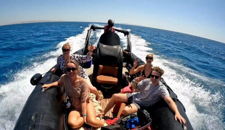 Hurghada: the Speedboat Taxi to Giftun Island With Transfer