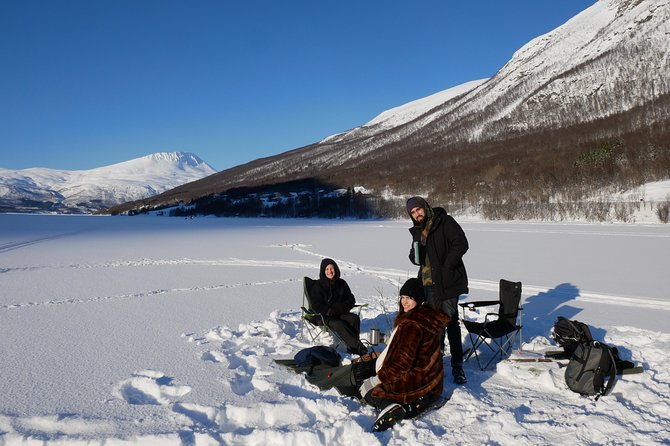 Ice Fishing On The Fjord
