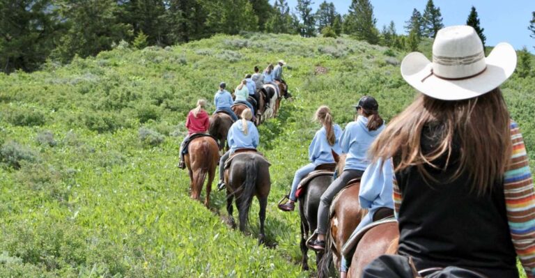 Jackson Signature 1/2 Day Ride Horseback Tour With Lunch