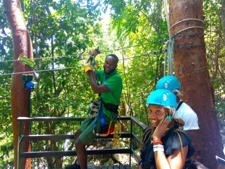 Jamaica Zipline Adventure (Mystic Silver) From Falmouth