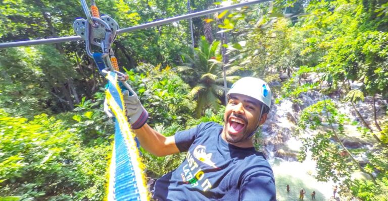 Jamaica: Zipline and Dunn’s River Falls Adventure